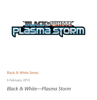 Plasma Storm Pokémon TCG expansion