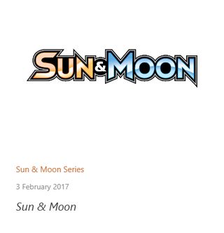 Sun & Moon Pokémon TCG expansion