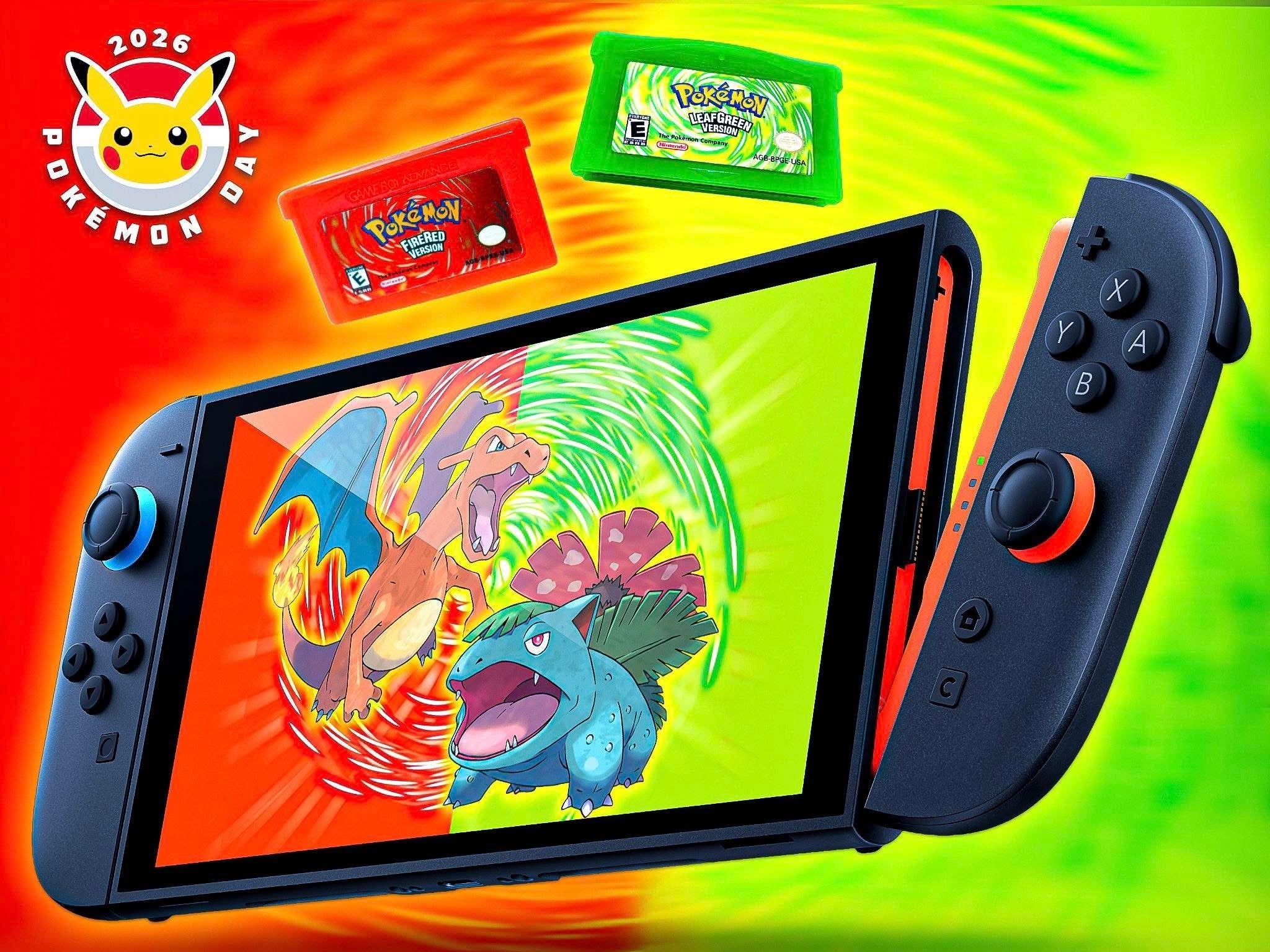 Pokémon FireRed & LeafGreen Rumored for Nintendo Switch Release Ahead of Pokémon Day