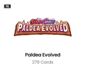 Paldea Evolved Pokémon TCG expansion