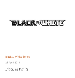 Black & White Pokémon TCG expansion