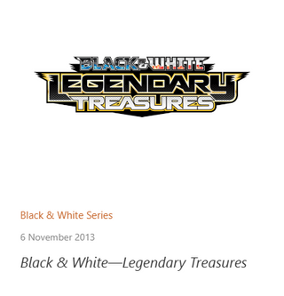 Legendary Treasures Pokémon TCG expansion