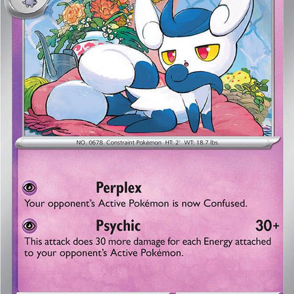 Meowstic 034/088 Reverse Holo Perfect Order Pokemon Card
