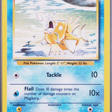 Magikarp 35/102 Uncommon Base Set 4th Print 1999–2000 Pokemon Card