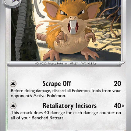 Raticate 061/088 Reverse Holo Perfect Order Pokemon Card