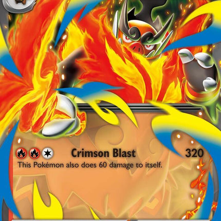 Mega Emboar ex MEP 035 Oversize Lenticular Promo Ascended Heroes Pokemon Card