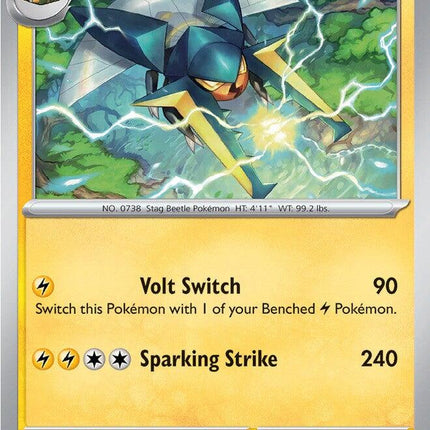 Vikavolt 066/217 Quick Ball Reverse Holo Ascended Heroes Pokemon Card