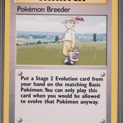 Pokémon Breeder 76/102 Rare Base Set 4th Print 1999–2000 Pokemon Card