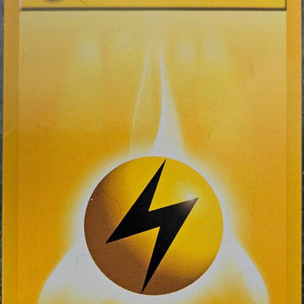 Lightning Energy 100/102 Energy Base Set 4th Print 1999–2000 Pokemon Card