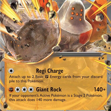 Regirock ex 107/217 Double Rare Ascended Heroes Pokemon Card
