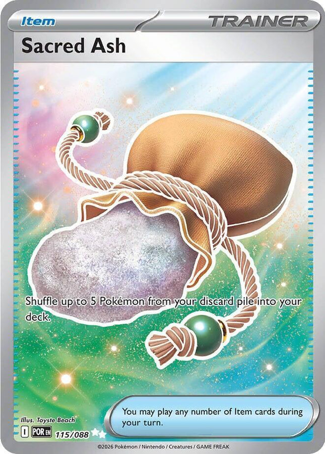Sacred Ash 115/088 Ultra Rare Perfect Order Pokemon Card