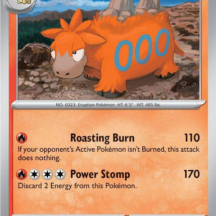 Camerupt 028/217 Energy Pattern Reverse Holo Ascended Heroes Pokemon Card