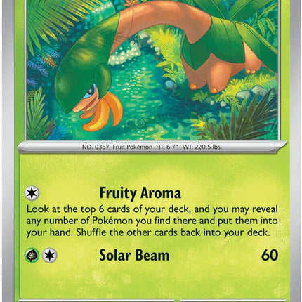 Tropius 001/084 Reverse Holo Pitch Black Pokemon Card