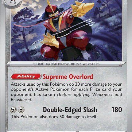 Kingambit 148/217 Holo Ascended Heroes Pokemon Card