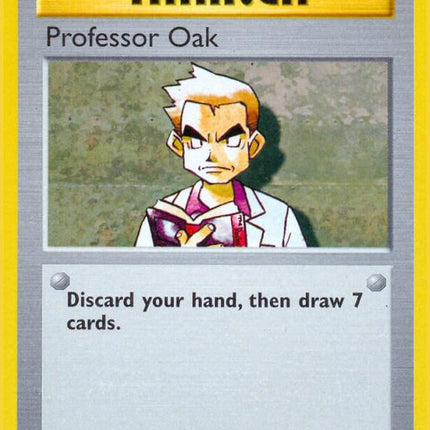 Professor Oak 88/102 Uncommon Base Set 1st Edition Pokemon Card