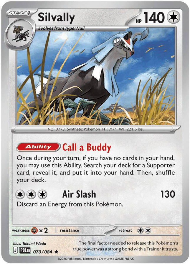 Silvally 070/084 Non-Holo Pitch Black Pokemon Card