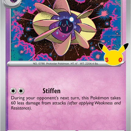 Cosmoem 079/128 Anniversary Holo 30th Celebration Pokemon Card