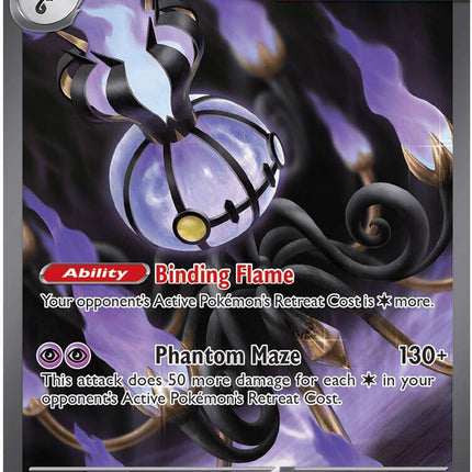 Mega Chandelure ex 115/084 Special Illustration Rare Pitch Black Pokemon Card