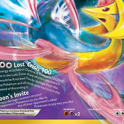 Darkrai & Cresselia LEGEND 100/102 Bottom 30th Anniversary Classic Collection Holo 30th Celebration Pokemon Card