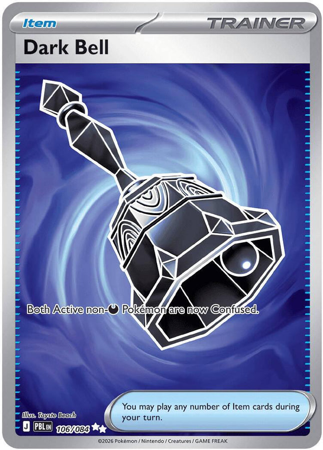 Dark Bell 106/084 Ultra Rare Pitch Black Pokemon Card