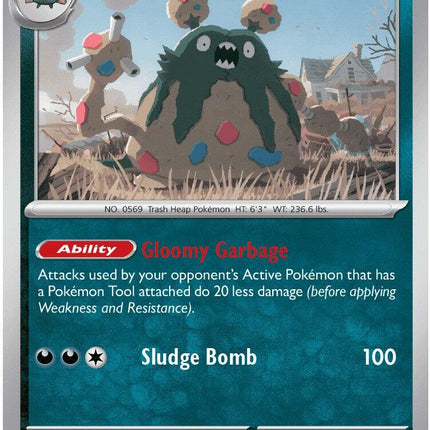 Garbodor 057/086 Reverse Holo Chaos Rising Pokemon Card
