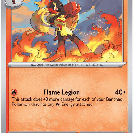 Armarouge 012/084 Reverse Holo Pitch Black Pokemon Card