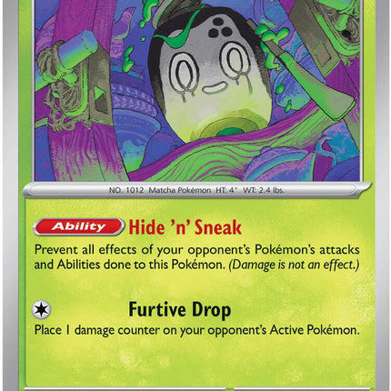 Poltchageist 005/084 Reverse Holo Pitch Black Pokemon Card