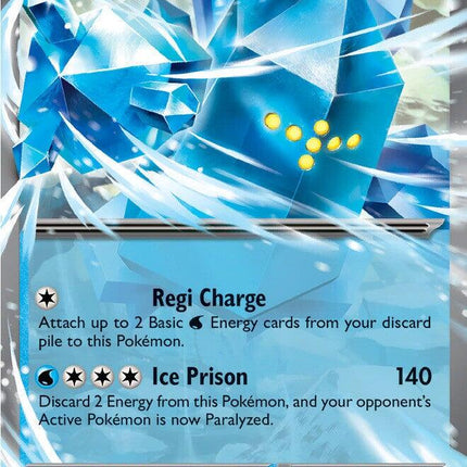 Regice ex 048/217 Double Rare Ascended Heroes Pokemon Card