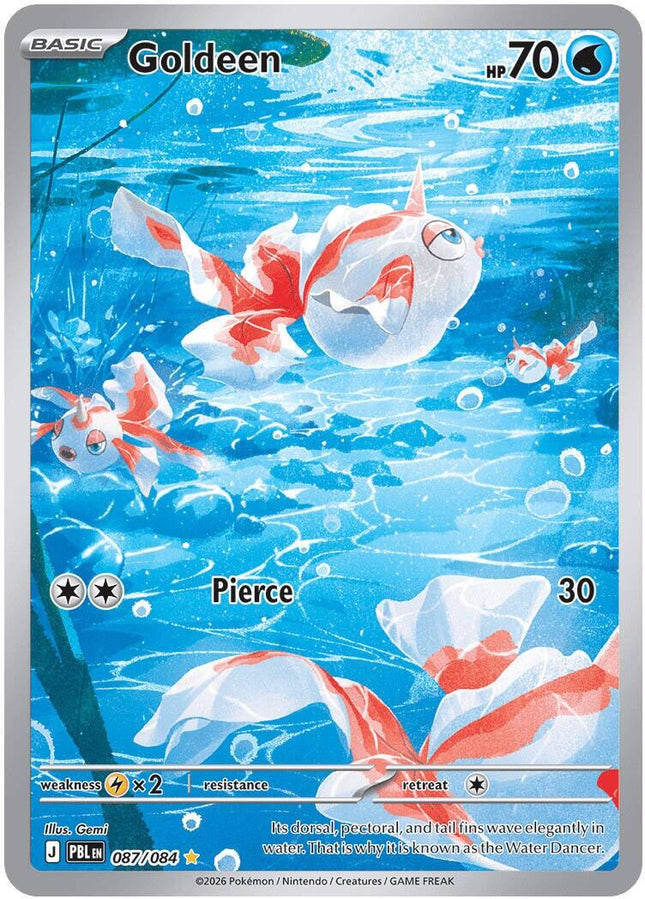 Goldeen 087/084 Illustration Rare Pitch Black Pokemon Card