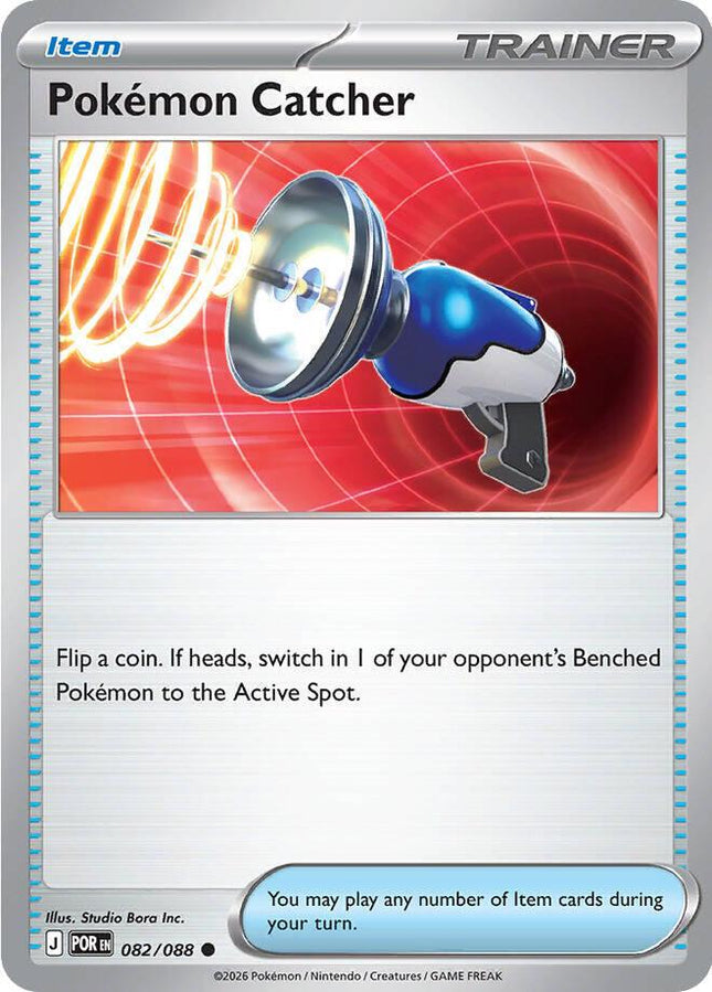 Pokémon Catcher 082/088 Reverse Holo Perfect Order Pokemon Card