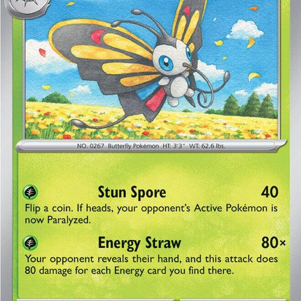 Beautifly 013/217 Non-Holo Ascended Heroes Pokemon Card