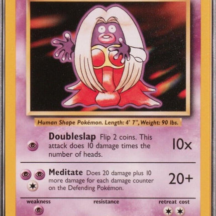 Jynx 31/102 Uncommon Base Set 4th Print 1999–2000 Pokemon Card