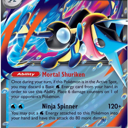 Mega Greninja ex 022/086 Double Rare Chaos Rising Pokemon Card