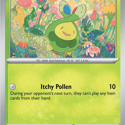 Budew 016/217 Energy Pattern Reverse Holo Ascended Heroes Pokemon Card