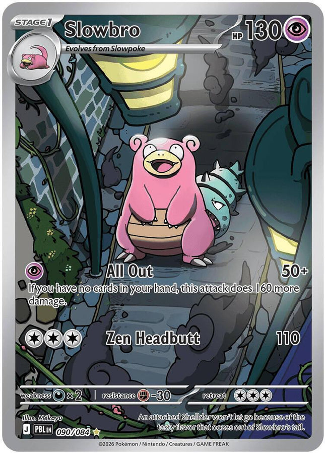 Slowbro 090/084 Illustration Rare Pitch Black Pokemon Card