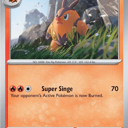 Pignite 030/217 Friend Ball Reverse Holo Ascended Heroes Pokemon Card