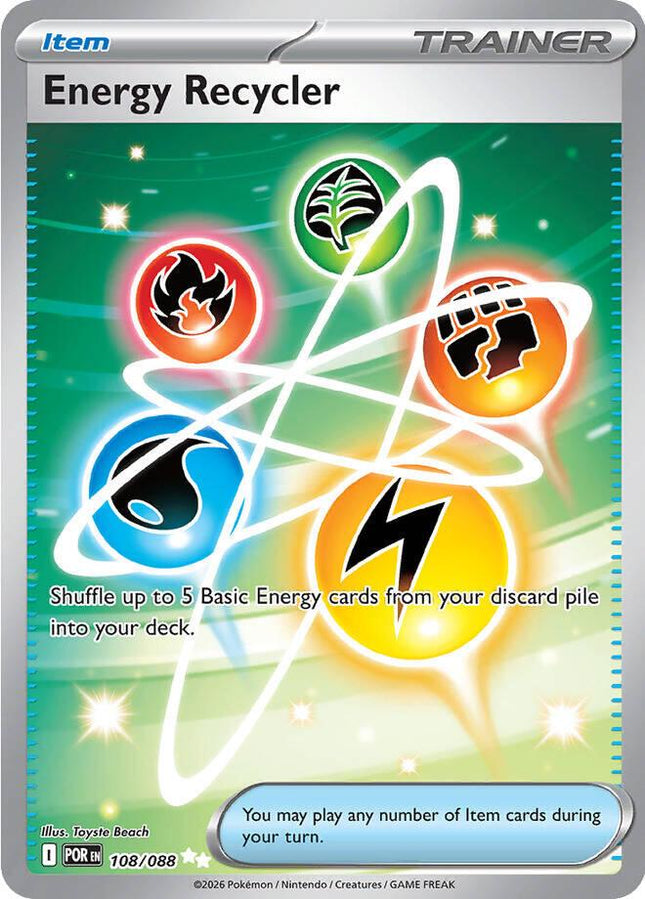 Energy Recycler 108/088 Ultra Rare Perfect Order Pokemon Card