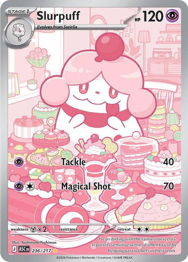 Slurpuff 236/217 Illustration Rare Ascended Heroes Pokemon Card