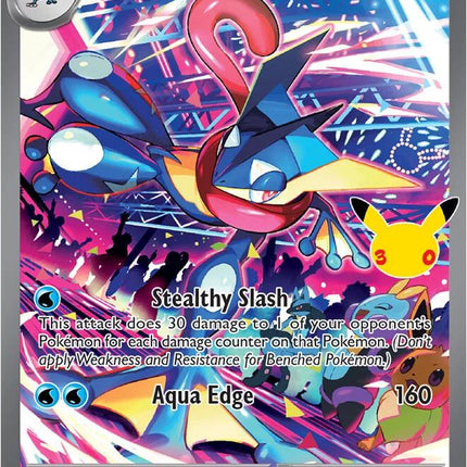 Greninja ex 148/128 Special Illustration Rare 30th Celebration Pokemon Card