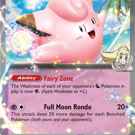 Lillie's Clefairy ex 076/217 Double Rare Ascended Heroes Pokemon Card