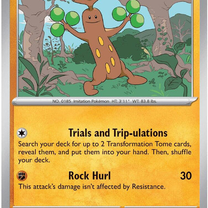 Sudowoodo 043/086 Reverse Holo Chaos Rising Pokemon Card