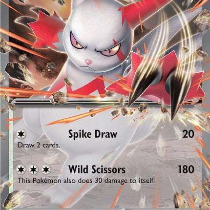 Zangoose ex 167/217 Double Rare Ascended Heroes Pokemon Card