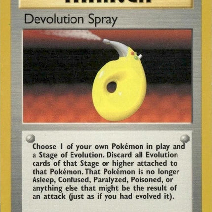 Devolution Spray 72/102 Rare Base Set 4th Print 1999–2000 Pokemon Card