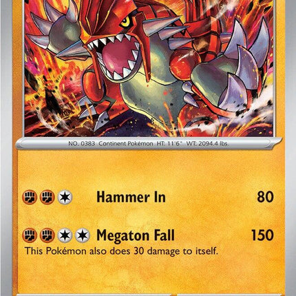 Groudon 108/217 Dusk Ball Reverse Holo Ascended Heroes Pokemon Card