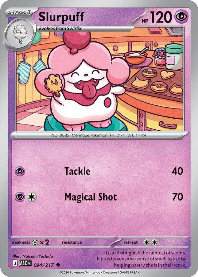 Slurpuff 094/217 Non-Holo Ascended Heroes Pokemon Card