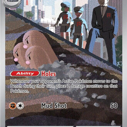 Team Rocket's Dugtrio 239/217 Illustration Rare Ascended Heroes Pokemon Card