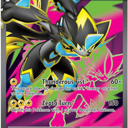 Mega Zeraora ex 098/084 Ultra Rare Pitch Black Pokemon Card