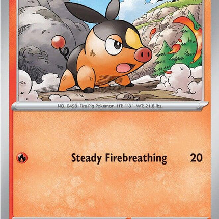 Tepig 029/217 Energy Pattern Reverse Holo Ascended Heroes Pokemon Card