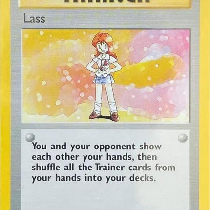 Lass 75/102 Rare Base Set 4th Print 1999–2000 Pokemon Card