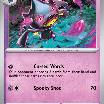 Banette 091/217 Energy Pattern Reverse Holo Ascended Heroes Pokemon Card